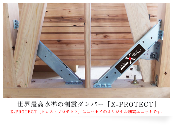 世界最高水準の制震ダンパー「X-PROTECT」